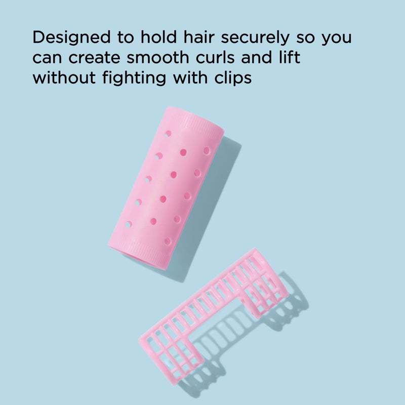 Diane Snap-On Magnetic Rollers Pack of 8 Hair Curlers for Women and Girls, Small, Diameter, Pink, D4719, 8 Count (Pack of 1) - Image 4