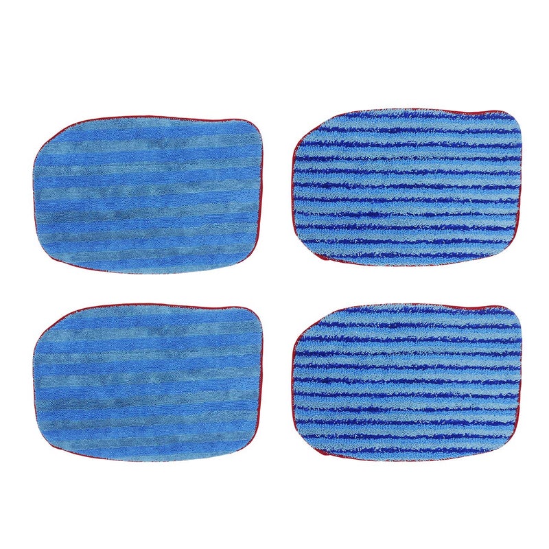 Flintar Flintar A1375100101 Replacement Microfiber Steam Mop Pads Refills for McCulloch MC1375 MC1385 Steam Cleaners and Poulan Pro Steam Cleaner PP270 PP330 PP350 2 Soft and 2 Scrubbing 