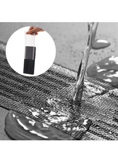 MGNLR MGNLR Hair Catcher Shower Drain Mesh Stickers Rectangle Shower Drain Blockage Sticker Sink Hair Catcher Sticker for Bathroom Home Kitchen Tools Gadgets Colanders Strainers Sifters  - Image 5