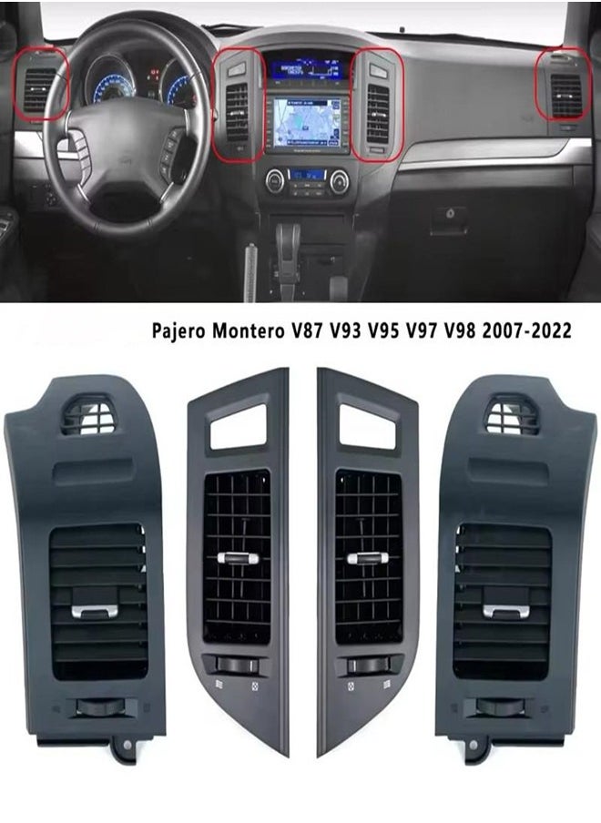 Generic Mitsubishi Pajero Ac Vents, Air Con Vents for Pajero Gen4 2008-2023 Models. Set of 4  - Image 1