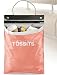 Tossits Disposable Car Trash Bag Hanging Pink Set of 7 LeakProof SmellProof Automobile Trash Container EcoFriendly Thick Large 12x15 Car Trash Bin with Sturdy Header Board - Image 2