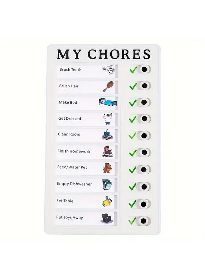 1 قطعة قائمة مهام يومية قابلة للفصل لوحة مهام محمولة لوحة مذكرات مثقوبة ديكور منزلي - Image 1