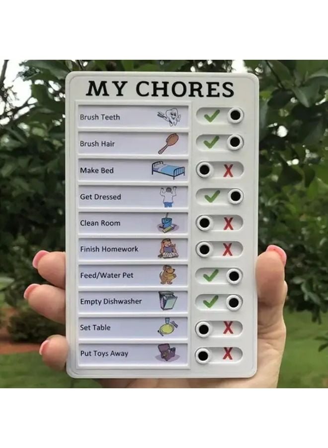 1 قطعة قائمة مهام يومية قابلة للفصل لوحة مهام محمولة لوحة مذكرات مثقوبة ديكور منزلي - Image 4