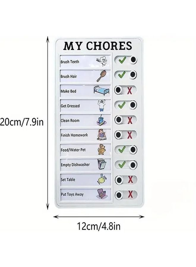 1 قطعة قائمة مهام يومية قابلة للفصل لوحة مهام محمولة لوحة مذكرات مثقوبة ديكور منزلي - Image 3