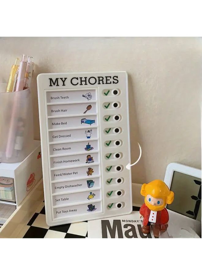 1 قطعة قائمة مهام يومية قابلة للفصل لوحة مهام محمولة لوحة مذكرات مثقوبة ديكور منزلي - Image 5