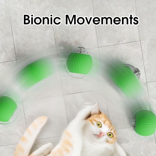 Eptchn Interactive Cat Toy Ball, Active Smart Rolling Balls for Cat, Electric Toy Balls for Indoor Cats - Image 3