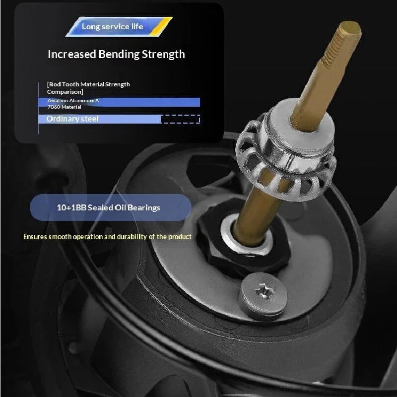 Cadence Spinning Fishing Reel Carbon 179g Lightweight Magnesium Alloy Slant Spool Long Casting For Saltwater Sea Fishing, CS10 3000 - Image 5