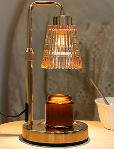 GODONLIF Candle Warmer Lamp with Timer Dimmable, Birthday Gifts for Women Mom, House Warming Gifts New Home Decor, Wax Melt Warmer for Jar Candles with 2 Bulbs - Image 1
