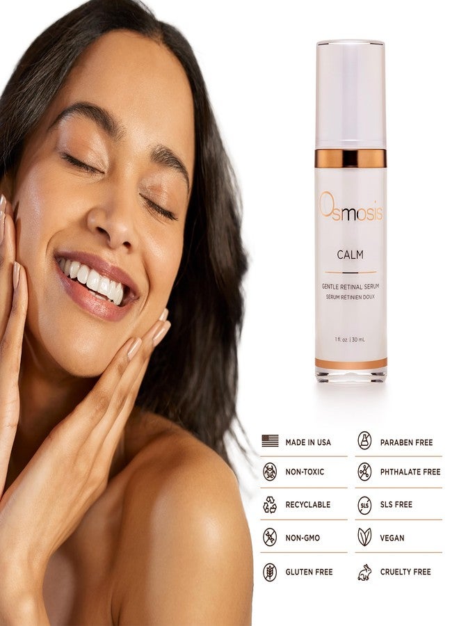 Osmosis CALM Gentle Retinal Facial Serum with Soothing Vitamin A for Aging, Sensitive, Dry, Irritated and Sensitive Skin, 1 Oz - Image 5