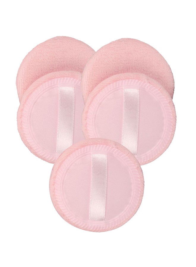 Generic 5-Piece Makeup Powder Puff Set Pink  - Image 1