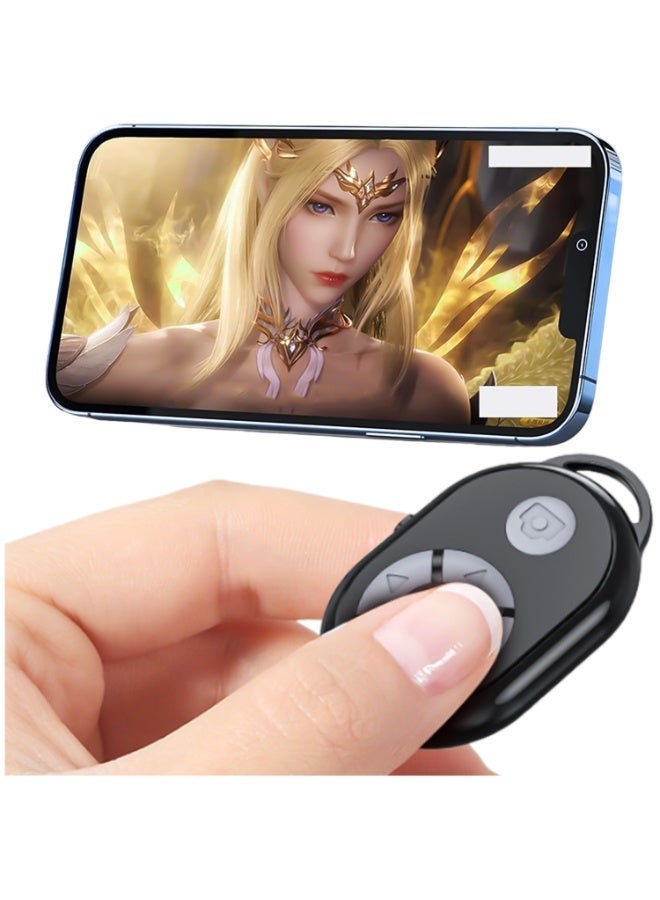 حلقة تمرير للتحكم عن بعد (ريموت كنترول) بالبلوتوث للتصوير الاحترافي وتطبيقات التواصل الاجتماعي | تحكم كامل بصفحات تيك توك، القراءة الإلكترونية، ومصراع الكاميرا | متوافق عالمياً (iOS/Android)-تحكم عن بعد- للكاميرا-أداة محتوى السوشيال ميديا-أداة تصوير محمولة - Image 4