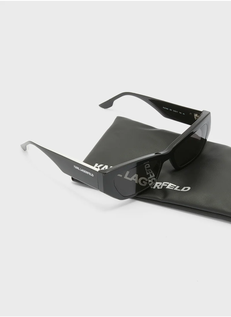 كارل لاغرفيلد Modified Rectangle Sunglasses