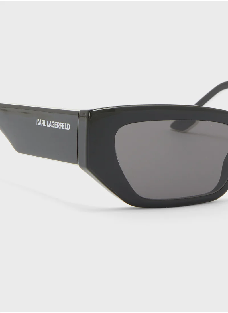 كارل لاغرفيلد Modified Rectangle Sunglasses