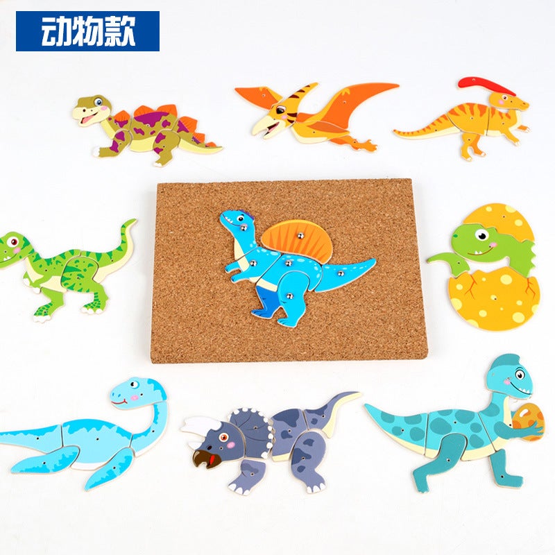Children'S Creative Wooden Dingtalk Music Knocking Music Men'S And Women'S Treasure Jigsaw Puzzle Puzzle Educational Toys Early Education Desktop Games - Image 1