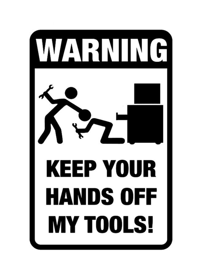 NIBEMINENT 10-Piece Qypf Warning Sticker Funny Prank Car Vinyl Decoration