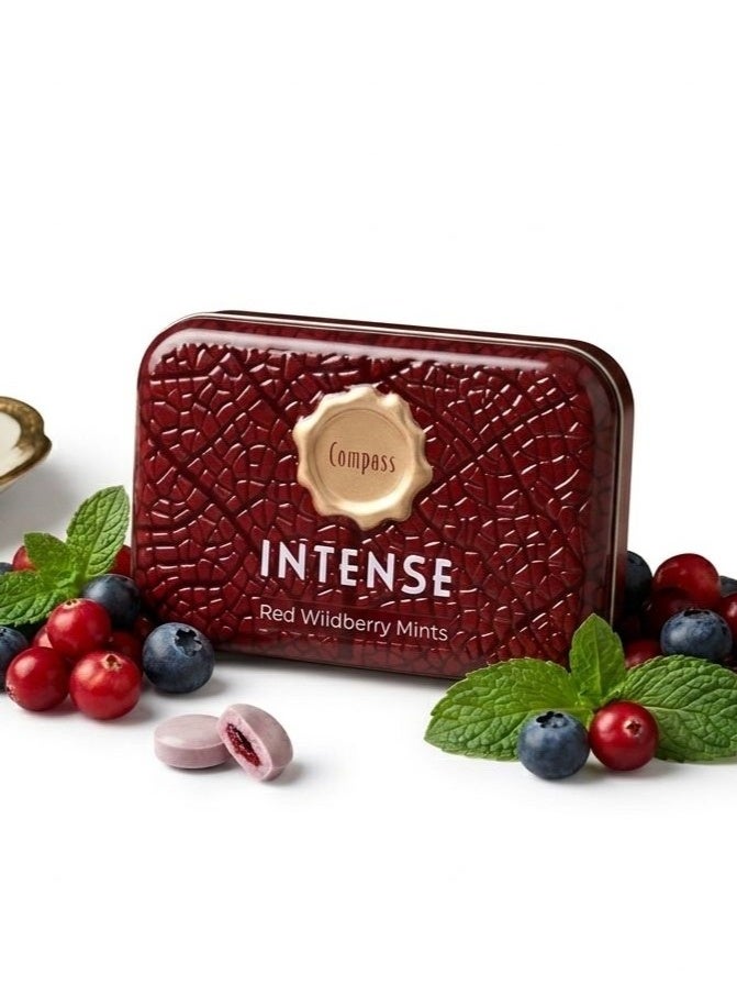 Intense Mouth Freshener Balls with Refreshing Mint & Berry, Sugar-Free, 50 Pieces