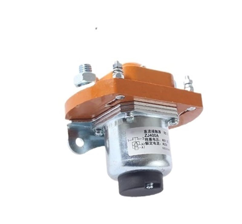 قطعة واحدة من كونتاكتورات التيار المستمر ZJ50/100/200/400/600-D 1NO للسيارات وأنظمة التحكم 50A 100A 200A 400A 12V 24V 72V اتصال عادي مفتوح (ZJ400A,1NO_24V) - Image 1