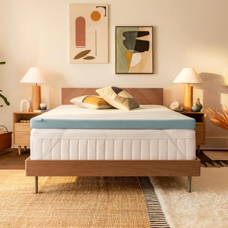 Tempur-Pedic TempurPedic TEMPURAdapt  Cooling 3Inch Queen Mattress Topper Medium Luxury Premium Foam Washable Cover Medium Cooling TopperWhite 