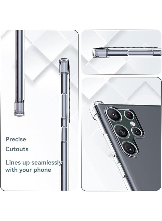 بروماس غطاء شفاف لهاتف سامسونج جالاكسي S25 ألترا – واقٍ ضد الصدمات بتصميم نحيف، حماية من الاصفرار، حواف TPU مرنة، مقاوم للخدوش - Image 2
