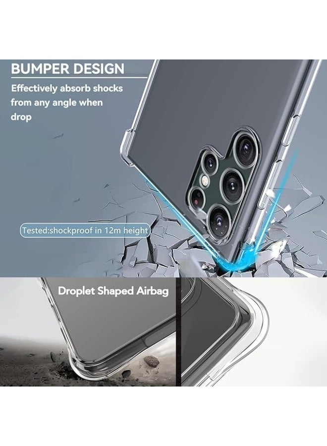 بروماس غطاء شفاف لهاتف سامسونج جالاكسي S25 ألترا – واقٍ ضد الصدمات بتصميم نحيف، حماية من الاصفرار، حواف TPU مرنة، مقاوم للخدوش - Image 3