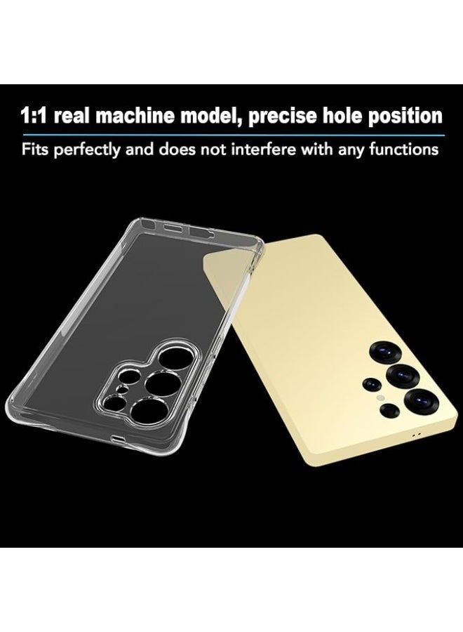 بروماس غطاء شفاف لهاتف سامسونج جالاكسي S25 ألترا – واقٍ ضد الصدمات بتصميم نحيف، حماية من الاصفرار، حواف TPU مرنة، مقاوم للخدوش - Image 4