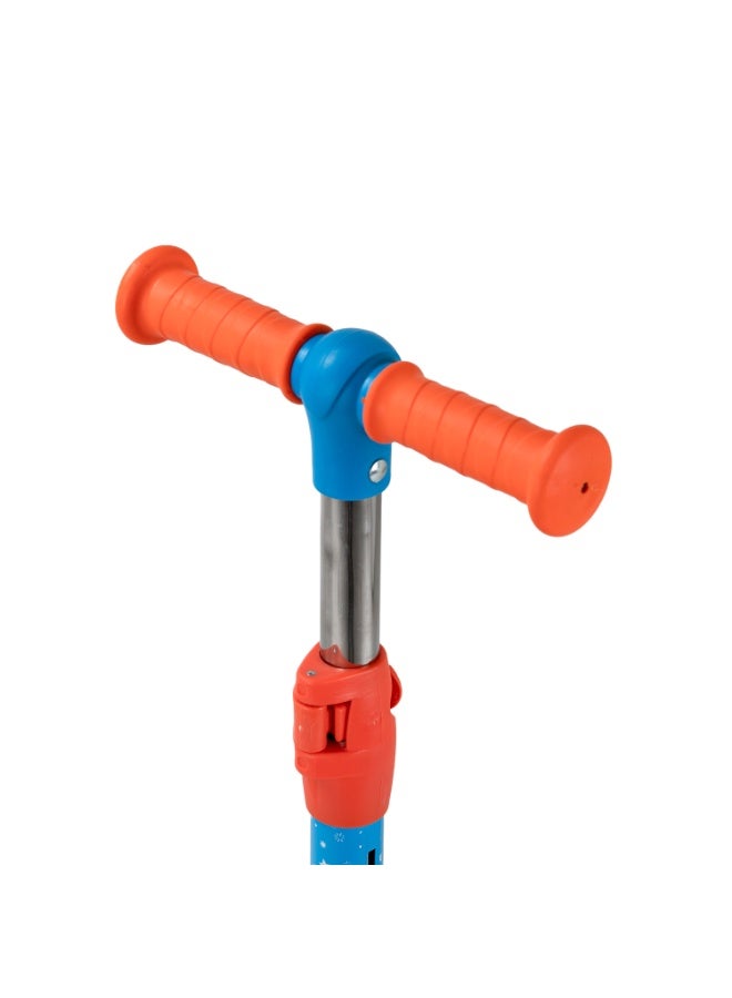 LiT Starburst 3 Wheel Scooter with Stable 3-Wheel Preschool Design, Light-Up PU Wheels, Adjustable Handlebar Height, Durable Lightweight Frame and Wide Deck for Better Control | LT-7012-BLU - Image 2