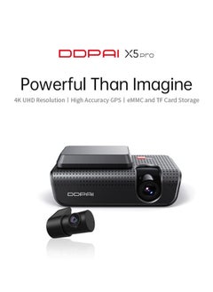 ddpai Dual Dash Camera Front and Rear 4K & 1080P with 5G WiFi & GPS - 32GB Internal Storage (Up to 128GB) with Sony Night Vision  - Image 1