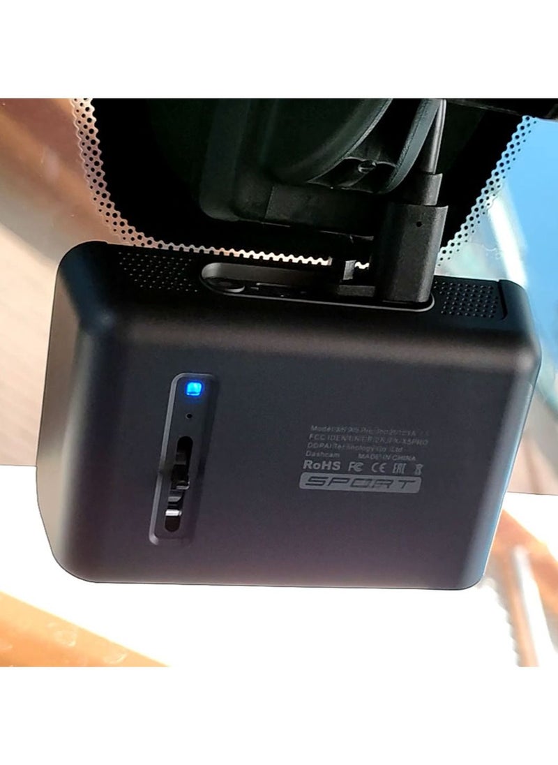 ddpai - Dual Dash Camera Front and Rear 4K & 1080P with 5G WiFi & GPS - 32GB Internal Storage (Up to 128GB) with Sony Night Vision - Image 1