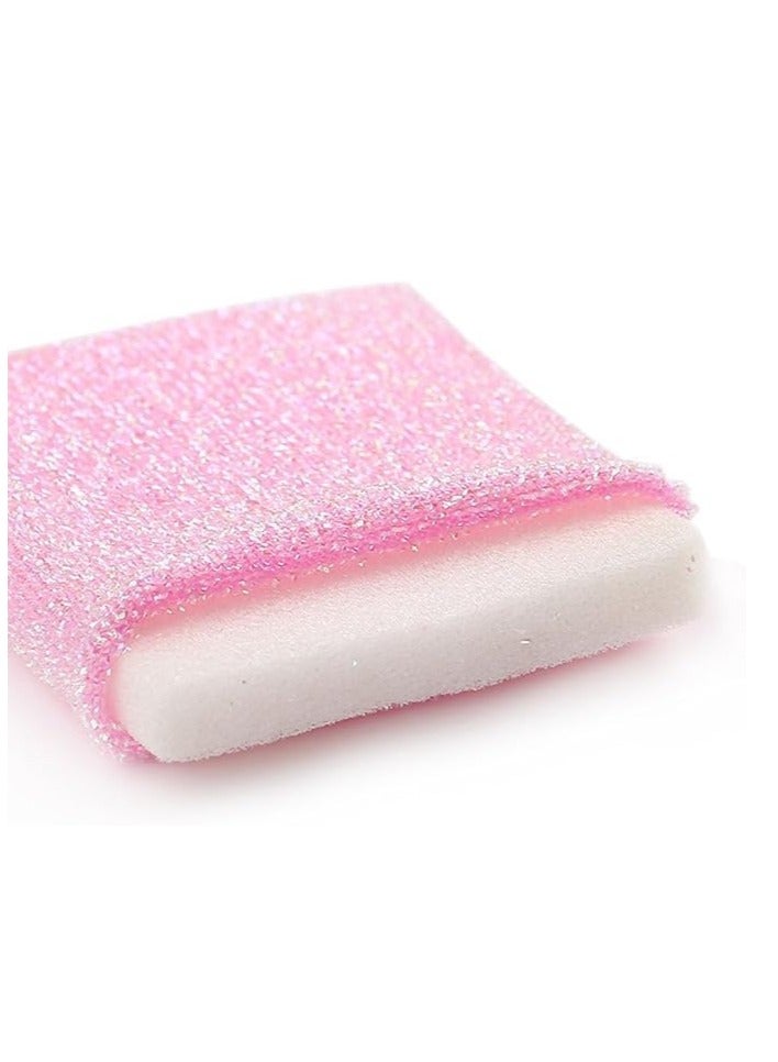 Spaceshoop 4pcs Non Scratch Pearl Scouring Sponge Pads Designed for Non Stick Pots & Pans Gentle & Friendly - Image 4