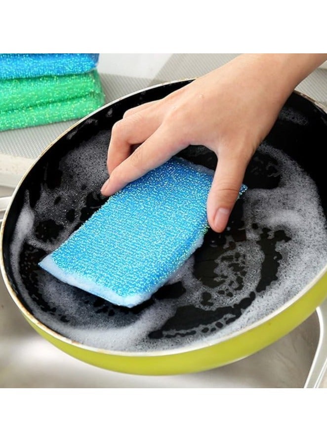 Spaceshoop 4pcs Non Scratch Pearl Scouring Sponge Pads Designed for Non Stick Pots & Pans Gentle & Friendly - Image 5