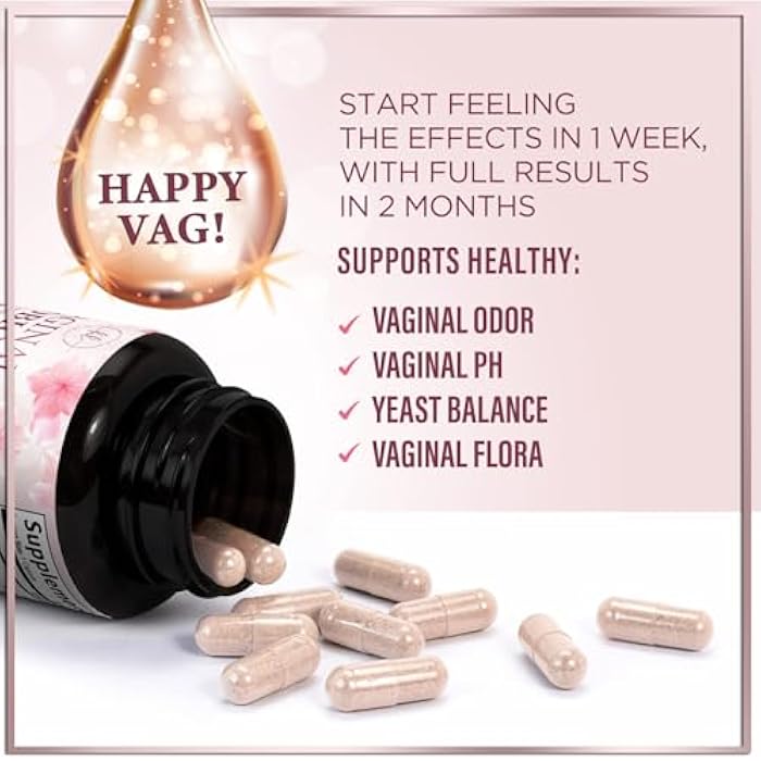 Hello Lovely! Vaginal Probiotics for Women - Gently Support Feminine Health, pH Balance, Healthy Odor & Vaginal Flora - 50 Billion CFU per Capsule - Improved Formula with Lactobacillus & Cranberry - 120 Capsules - Image 5