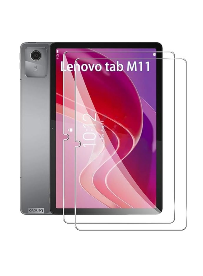 general [2 Pack] Tempered Glass Compatible with Lenovo Tab M11 11 inch 2024 Screen Protector Tempered Glass, Bubble Free, 9H Hardness, Scratch Resistant - Image 1