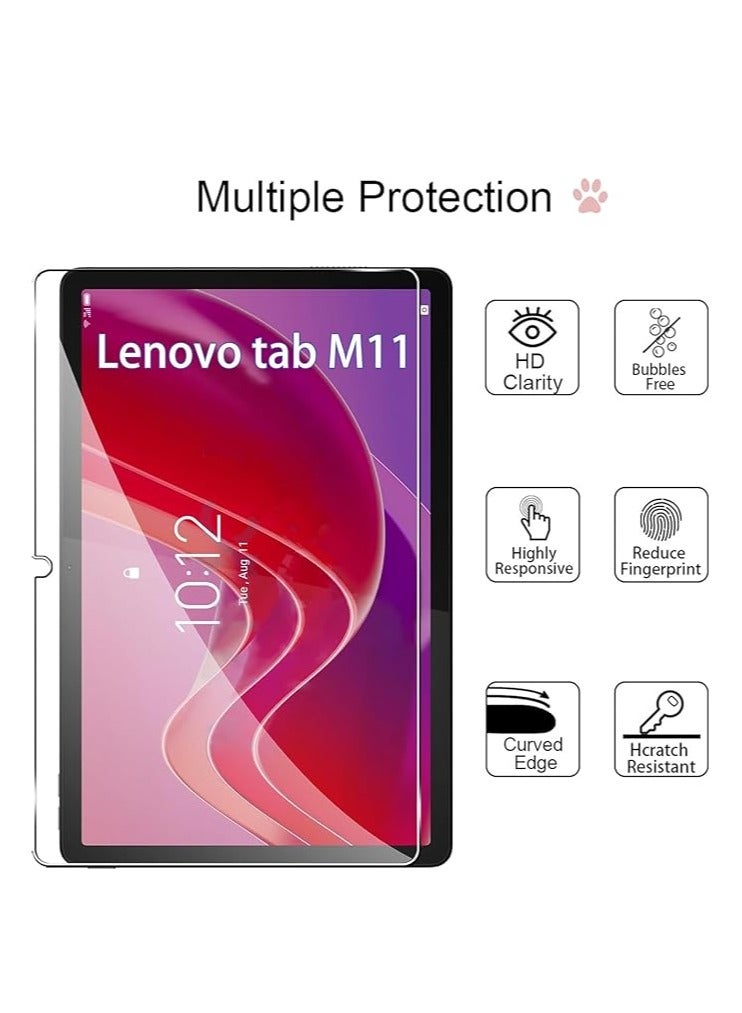 general [2 Pack] Tempered Glass Compatible with Lenovo Tab M11 11 inch 2024 Screen Protector Tempered Glass, Bubble Free, 9H Hardness, Scratch Resistant - Image 4
