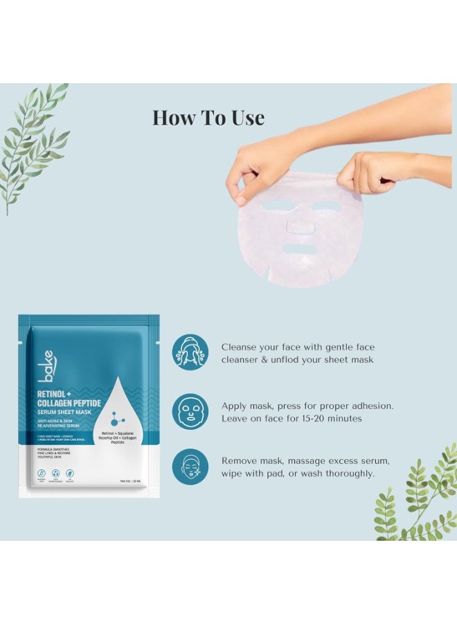 خبز ماسك ورقي (Sheet Mask) من BAKE بتركيبة 2% حمض الكوجيك + ألفا أربوتين، لبشرة متألقة، وعلاج الهالات السوداء والبقع والتصبغات، وإزالة آثار الاسمرار | خالٍ من البارابين، قابل للتحلل الحيوي بنسبة 100% (20.00 جم، حمض الكوجيك) - Image 2