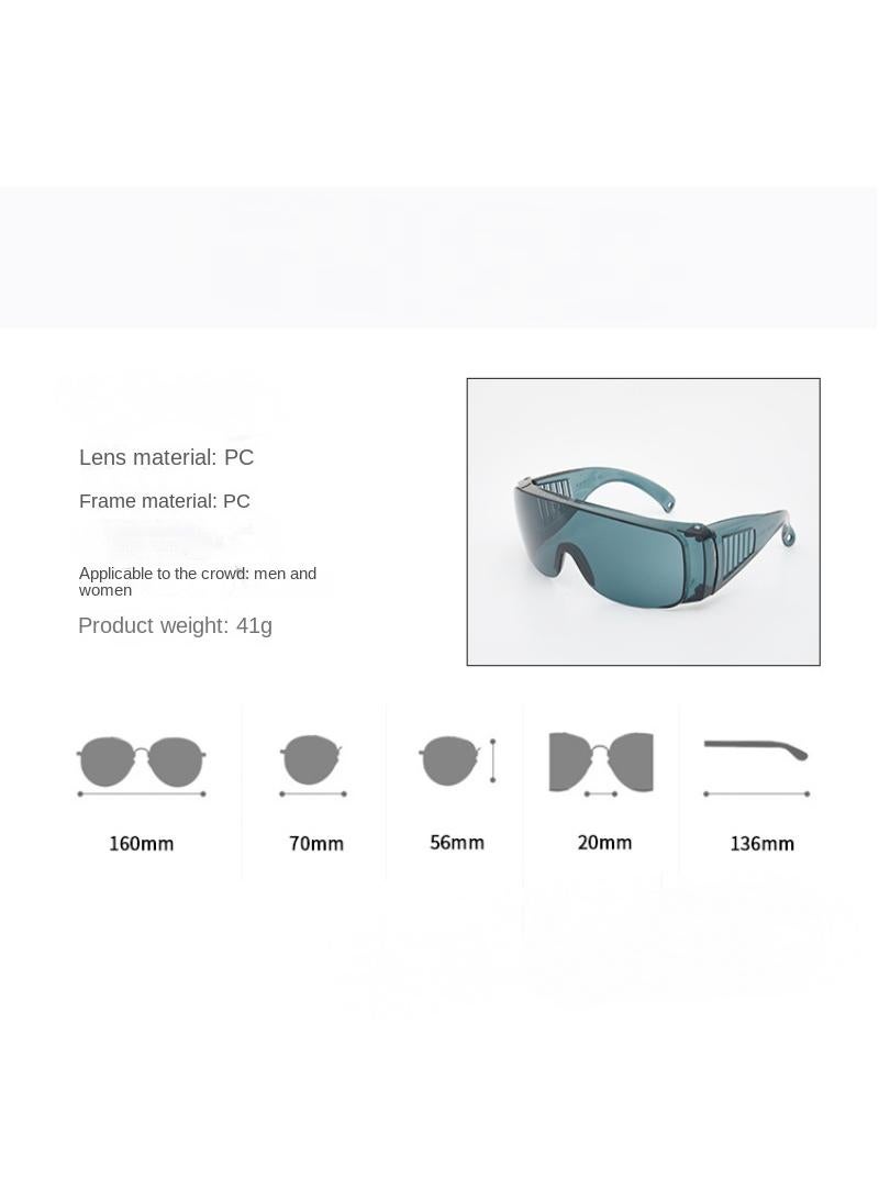 Protective Glasses Anti-impact Laser Protective Eye Glasses Laboratory Goggles Black - Image 5