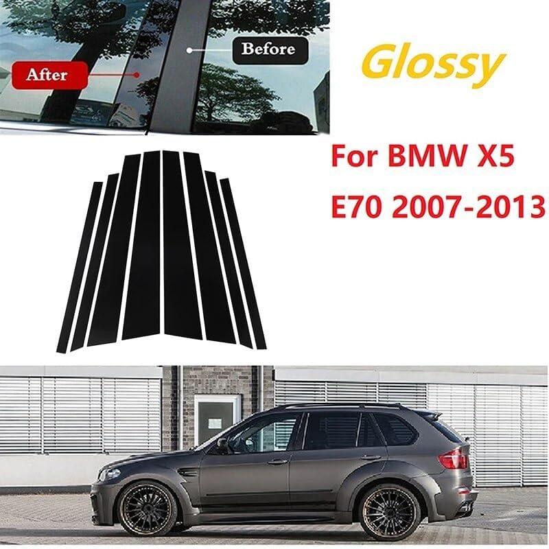 DEMULAX 8Pcs Car Pillar Post Trim for BMW X5 E70 - Image 5