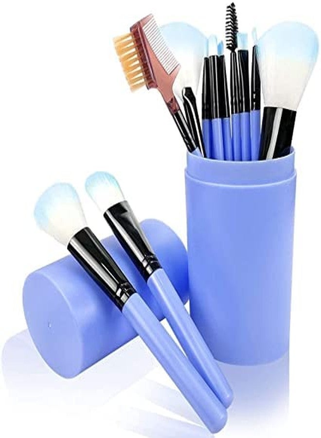 LOVE BITE Makeup Brush Sets - 12 Pcs Makeup Brushes for Foundation Eyeshadow Eyebrow Eyeliner Blush Powder Concealer Contour - Image 1