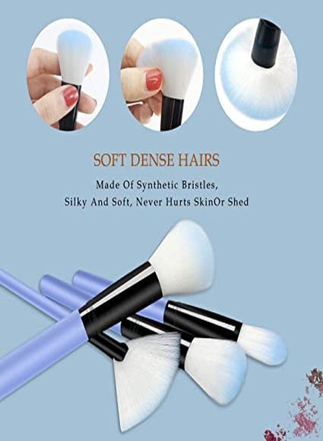 LOVE BITE Makeup Brush Sets - 12 Pcs Makeup Brushes for Foundation Eyeshadow Eyebrow Eyeliner Blush Powder Concealer Contour - Image 5
