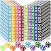 Beieverluck 100 Pieces Colored Dice Bulk Set 14 MM 6 Sided Standard Dices for Classroom Teaching Board Game Playing and Rolling 10 Colors - Image 2