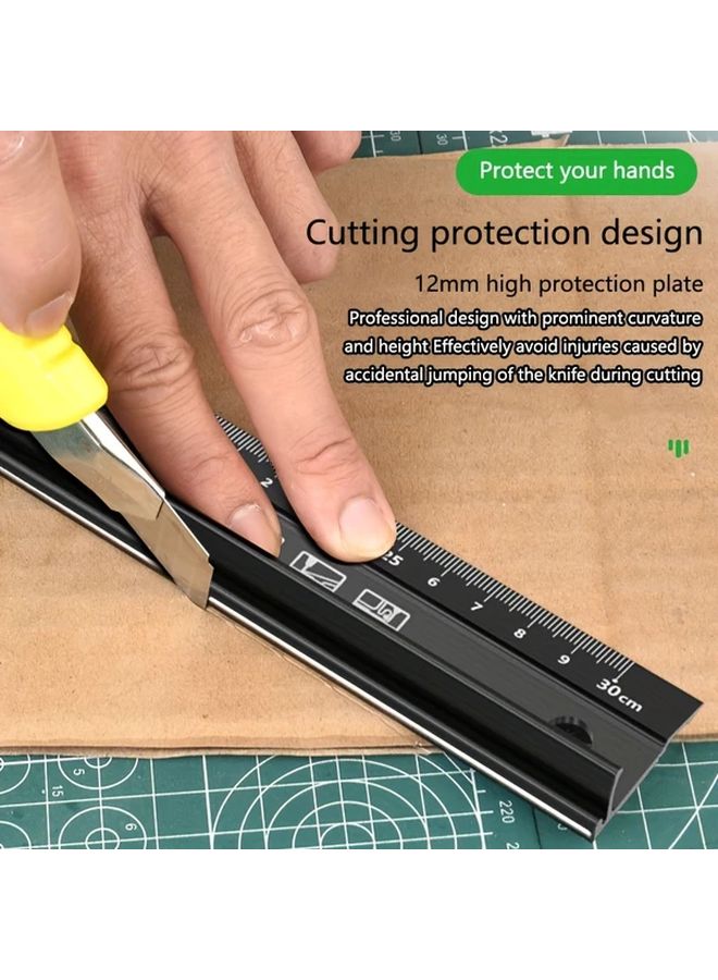 1pcs High Quality Aluminum Alloy Anti Cut Hand Square Non Slip Industrial Measurement Tool - Image 2