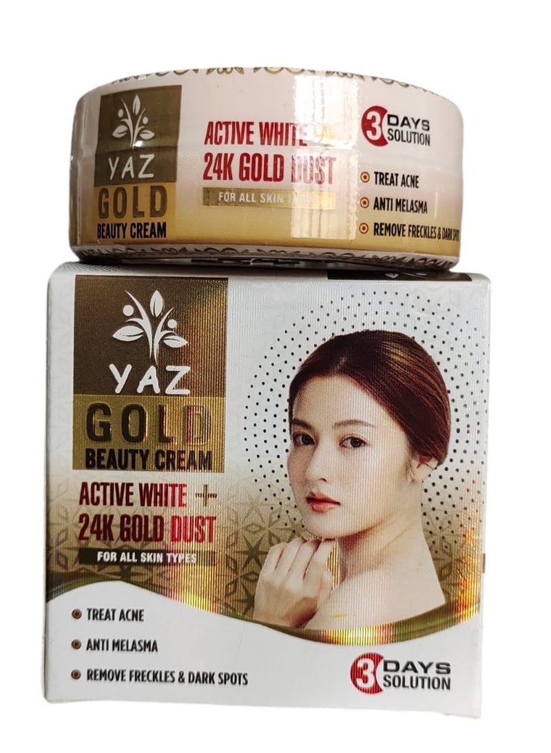 ياز مجموعة تجميلية من الذهب الأبيض عيار 24 قيراطًا مكونة من 3 قطع - Image 4