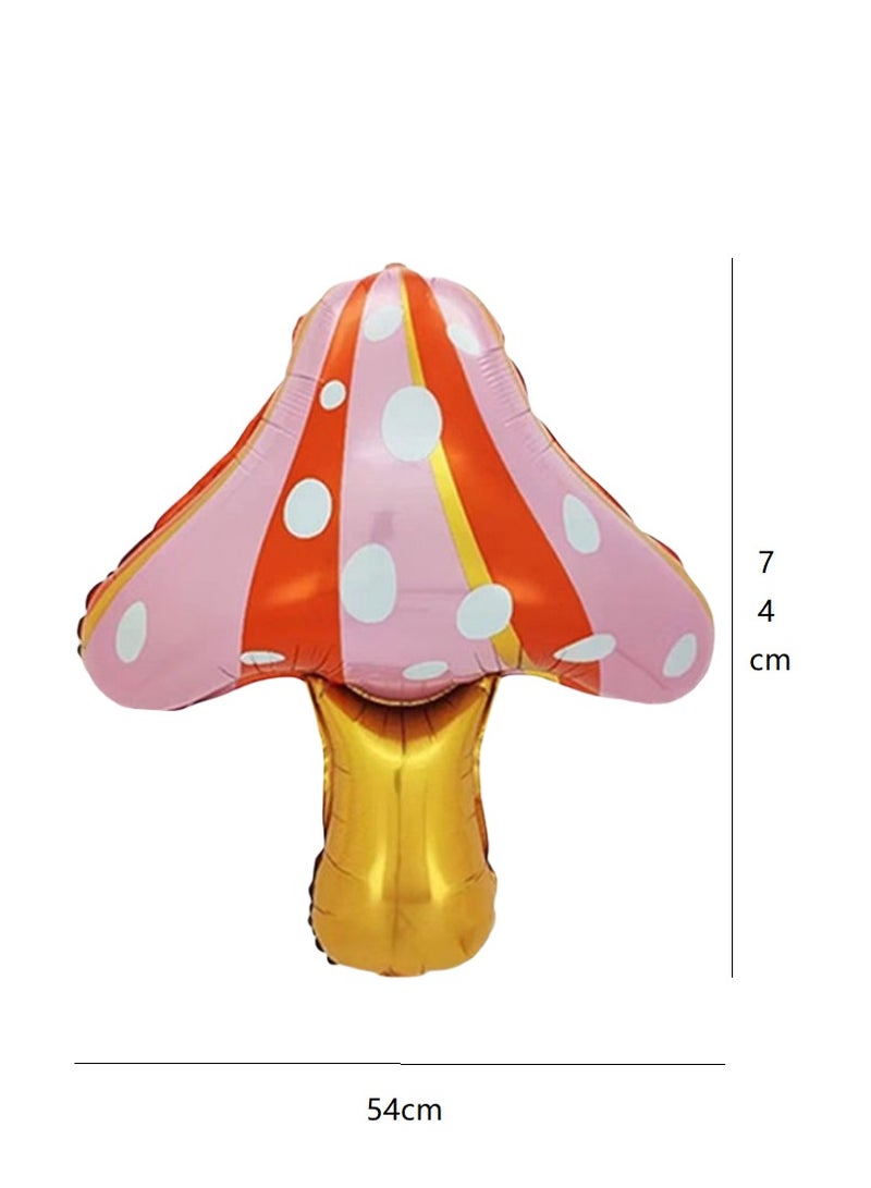 10 Pack Happy Birthday Foil Balloons - Kids Party Decorations Supplies Kit with Princess Castle, Whale, Bear, Mushroom, Cat Designs - Image 3