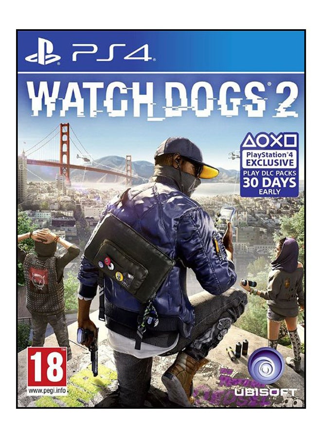 لعبة الفيديو "Watch Dogs 2" (إصدار عالمي) - الأكشن والتصويب - playstation_4_ps4