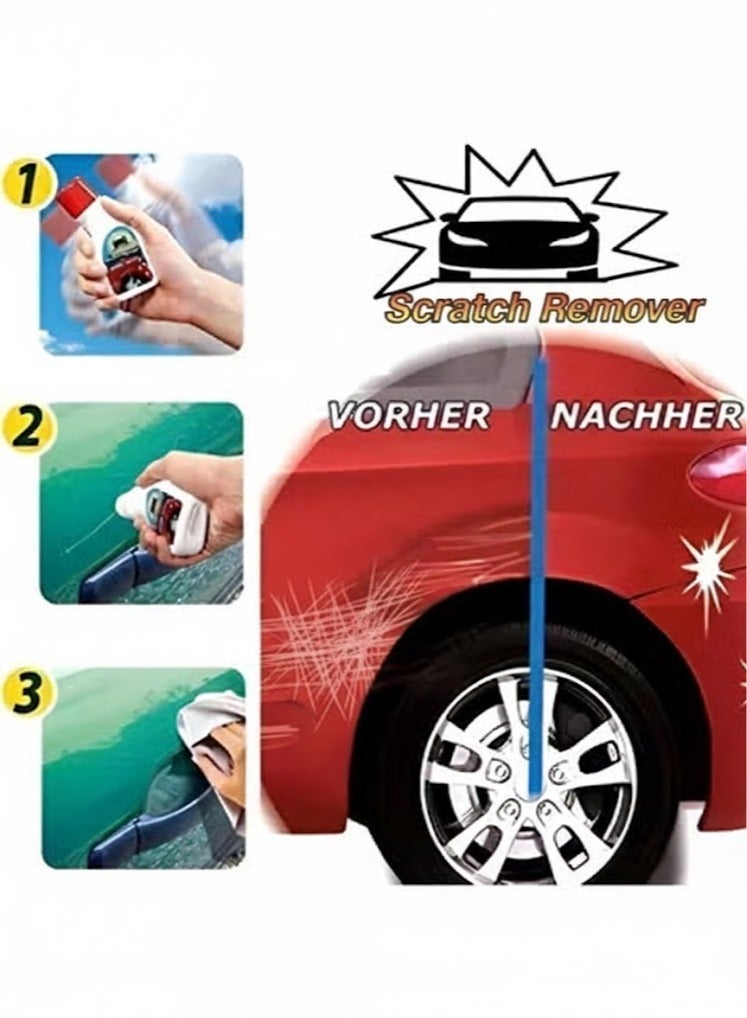 مزيل خدوش السيارة - يزيل الخدوش على الفور وبسهولة، يتميز بتركيبة متينة للغاية متوافقة مع جميع السيارات والدراجات النارية لاستعادة سهلة 100مل (1 قطعه) - Image 1