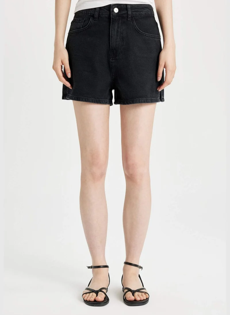 DeFacto Mom Fit Jean High waist Super Skinny Hem Short