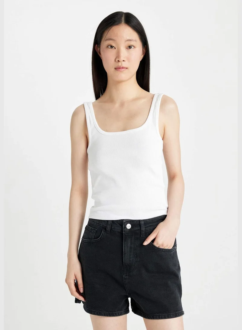 DeFacto Mom Fit Jean High waist Super Skinny Hem Short