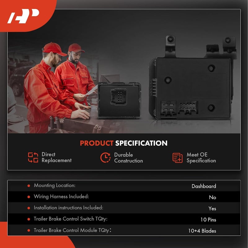 A-Premium Trailer Brake Control Module for Dodge Ram 2013-2014 - Image 2