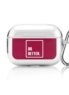 Classic Clear printed Case for Apple AirPods Pro 2nd Generation Thin Transparent Cover [Designed for Apple AirPods Pro 2nd Generation] - Do Better.