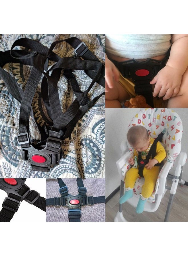 at Se Belt by AT,5/3/2 Point Adjustable for Baby Kid Safe Strap for Stroller High Chair (Include Shoulder Pads & Guarding Pad) - Image 3