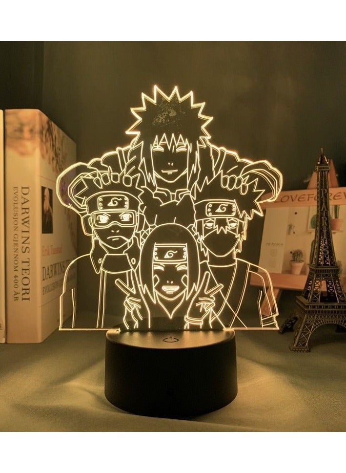 KUYING New Naruto Colorful Atmosphere Light 